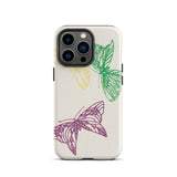 Mariposas rosas, amarillas y verdes - Funda para iPhone de Kamisaka Sekka, 13 Pro / Mate, Fundas para móvil, Toby Leon
