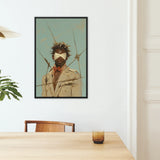Pinpoint - Queer Black Outlaw Dandy kunstprint / Canvas, Posters, prints & visuele kunstwerken, Toby Leon