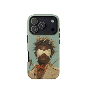 Pinpoint - Custodia per iPhone Surreal Black Outlaw Dandy, 17 Pro / Opaca, Custodie per telefoni cellulari, Toby Leon