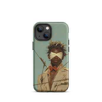 Pinpoint - Surreal Black Outlaw Dandy Phone Case Iphone 13 Mini / Matte Iphone Case Artistic Design Surreal Black Outlaw, Outlaw Dandy,