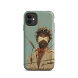 Pinpoint - Surreal Black Outlaw Dandy Phone Case Iphone 11 / Matte Iphone Case Portrait Surreal Black Outlaw, Outlaw Dandy, Refused