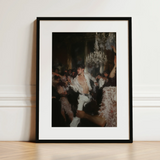 Piqued - Gay Rave Aristocracy Art Print / Canvas, 12x16’’ / 31x41cm / Black Frame / Matboard, Posters Prints & Visual Artwork, Toby Leon