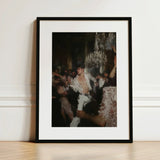 Piqued - Gay Rave Aristocracy Art Print / Canvas Black-framed Dramatic Oil-painted Scene Shirtless Man, Prints