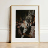 Piqued - Gay Rave Aristocracy Art Print / Canvas Framed Man White Attire Amidst Elegant, Prints