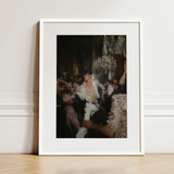 Piqued - Gay Rave Aristocracy Art Print / Canvas White Framed Man Elegant Shirt Pants, Prints