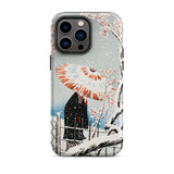 Árbol de Ciruelo en la Nieve - Hiroaki Takahashi Shin-hanga Funda para Iphone, 14 Pro Max / Mate, Fundas para Teléfonos Móviles, Toby Leon