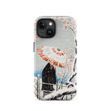 Árbol de Ciruelo en la Nieve - Hiroaki Takahashi Shin-hanga Funda para Iphone, 15 / Mate, Fundas para Teléfonos Móviles, Toby Leon