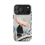 Plum Tree in Snow - Funda de Iphone Shin-hanga de Hiroaki Takahashi, 17 Pro Max / Mate, Fundas para Móvil, Toby Leon
