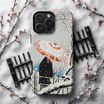 Plum Tree in Snow - Hiroaki Takahashi Shin-hanga Phone Case, Mobile Cases, Toby Leon