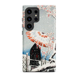 Plum Tree in Snow - Hiroaki Takahashi Shin-hanga Phone Case, Samsung Galaxy S24 Ultra / Matte, Mobile Cases, Toby Leon