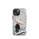 Plum Tree in Snow - Hiroaki Takahashi Shin-hanga Phone Case Iphone 13 Mini / Matte Artistic Phone Case Serene Winter Wonderland, Shin-hanga