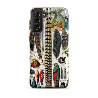 Plumes and Feathers - Adolphe Philippe Millot Phone Case, Adolphe Millot Plumes, Millot Plumes Case, Adolphe Millot Art