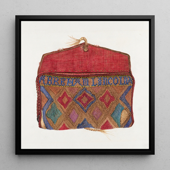 Pocketbook - Norma Lockwood 1930s Fashion Art Print / Canvas, Norma Lockwood’s Fashion, 1930s American Style, Blending Bohemian Flair