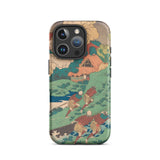 Poem by Kakinomoto Hitomaro - Hokusai Iphone Case, 16 Pro / Matte, Artistic Iphone Case