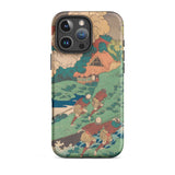 Poem by Kakinomoto Hitomaro - Hokusai Iphone Case, 16 Pro Max / Matte, Artistic Phone Case