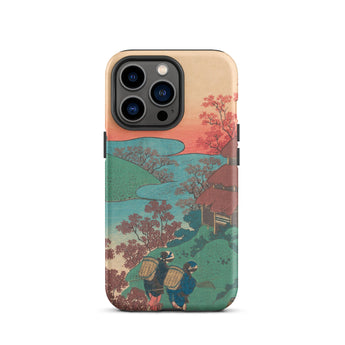 Gedicht von Sarumaru Dayu - Hokusai Iphone Case, 13 Pro / Matt, Handyhüllen, Toby Leon