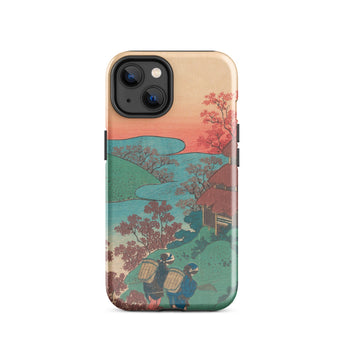 Gedicht von Sarumaru Dayu - Hokusai Iphone Case, 14 / Glanz, Handyhüllen, Toby Leon