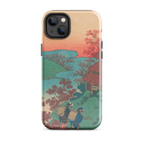 Gedicht von Sarumaru Dayu - Hokusai Iphone Case, 14 Plus / Glanz, Handyhüllen, Toby Leon