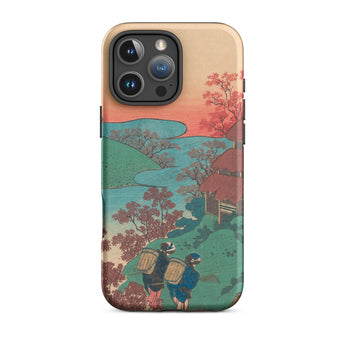 Gedicht von Sarumaru Dayu - Hokusai Iphone Case, 16 Pro Max / Matt, Handyhüllen, Toby Leon