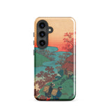 Poem by Sarumaru Dayu - Hokusai Phone Case, Samsung Galaxy S24 / Gloss, Mobile Cases, Toby Leon