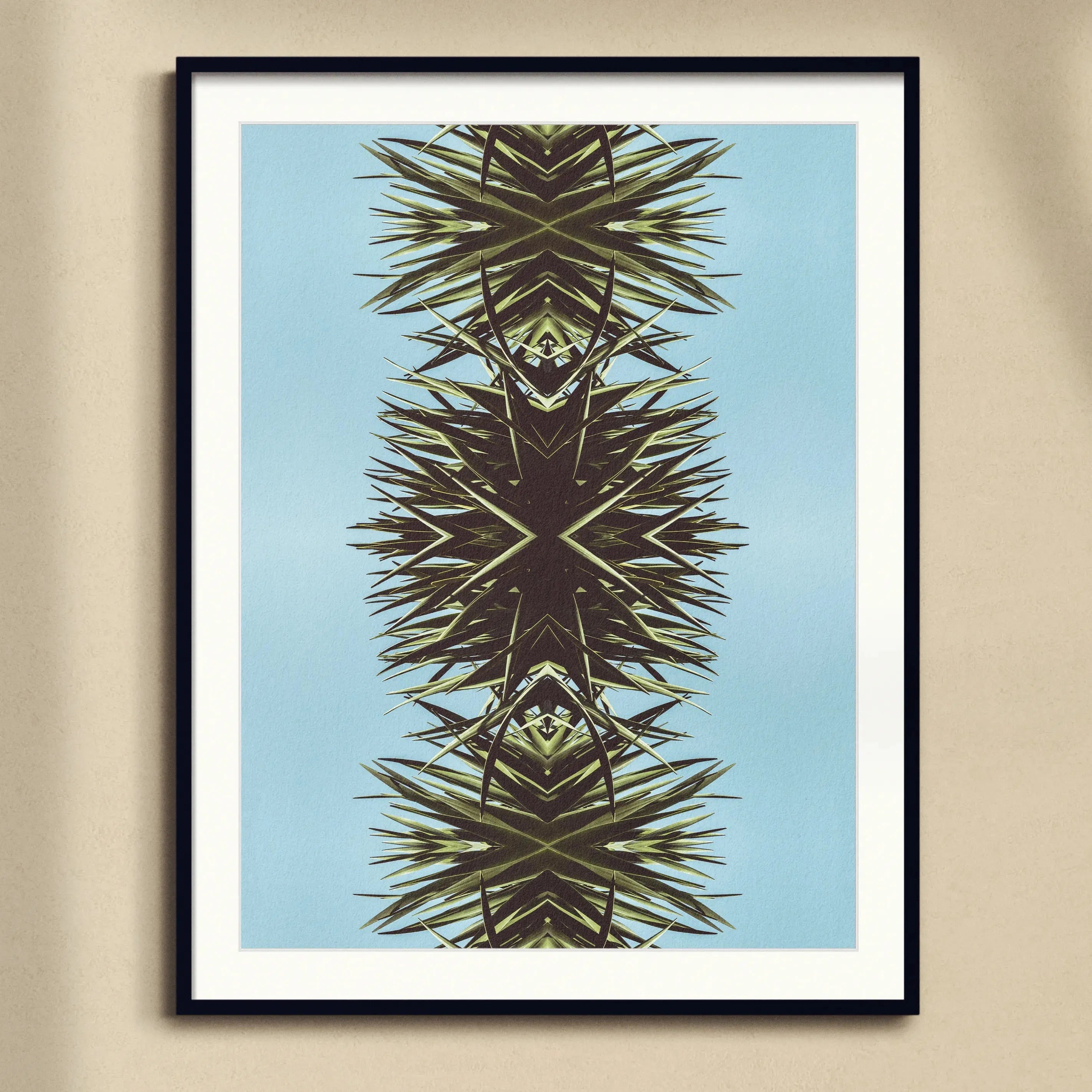 Pointy Framed & Mounted Print - Posters Prints & Visual Artwork - Aesthetic Art