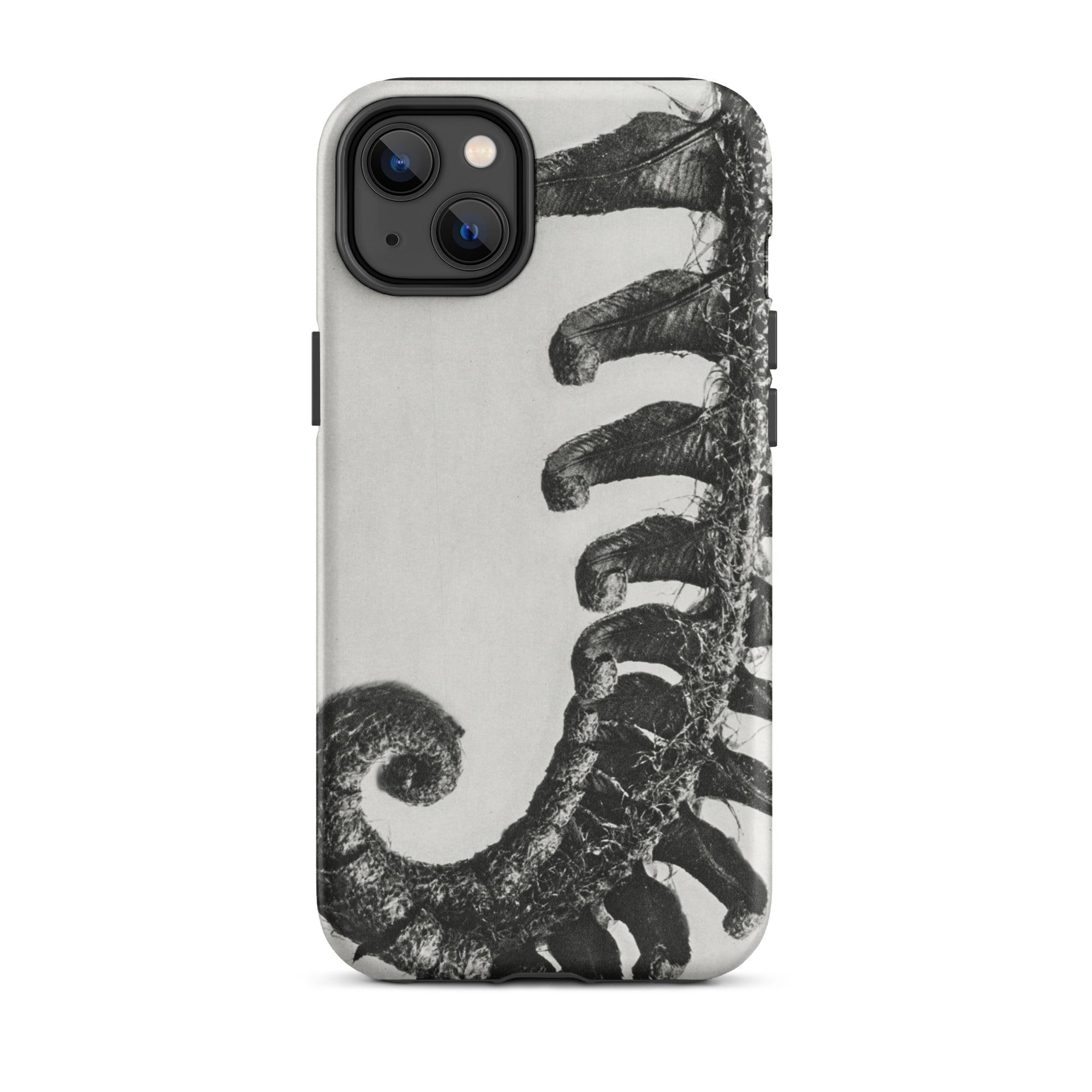 Polystichum Munitum (prickly Shield–fern) Karl Blossfeldt Iphone Case, 14 Plus / Matte, Fern Patterned Phone Case