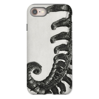 Polystichum Munitum (prickly Shield–fern) - Karl Blossfeldt Iphone Case, 8 / Matte, Phone Case Black White Octopus Tentacle Design