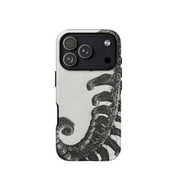 Polystichum Munitum (prickly Shield–fern) - Karl Blossfeldt Phone Case Iphone 17 Pro / Matte Iphone 13 Pro Max Case Octopus Design Black