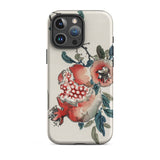 Granaatappel - Kōno Bairei Kacho-ga Fruit iPhone-hoesje, 16 Pro Max / Mat, Telefoonhoesjes, Toby Leon