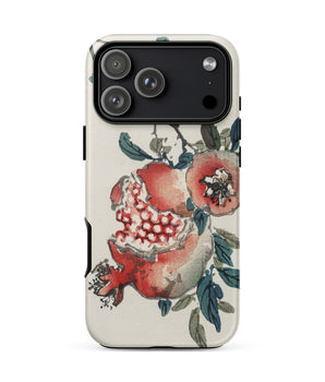 Iphone 17 Pro Max / Matte Pomegranate - Kono Bairei Kacho-ga Fruit Phone Case Kōno, Bairei’s, Pocket-sized Meiji Marvel