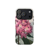 Pontic Rhododendron - Robert John Thornton Phone Case Iphone 17 Pro / Matte 12 Max Floral Design Pink, Thorpe, Mobile Cases