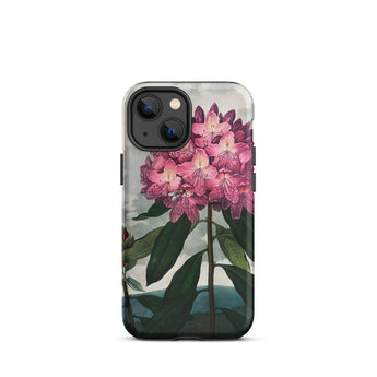Pontic Rhododendron - Robert John Thornton Phone Case Iphone 13 Mini / Matte Floral-patterned Iphone Case Pontic Rhododendron, Thorpe Case,