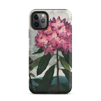 Pontic Rhododendron - Robert John Thornton Phone Case Iphone 11 Pro Max / Matte Floral-patterned Iphone Case Pontic Rhododendron, Thorpe