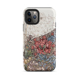 Poppies & Honeysuckle - William Morris Phone Case Iphone 11 Pro / Matte Floral Patterned Phone Case William Morris Floral, Iphone Case,