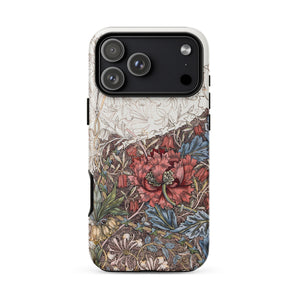 Poppies & Honeysuckle - William Morris Phone Case, William Morris Floral, Morris Floral Iphone Case, William Morris Iphone Case