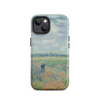 Mohnfelder bei Argenteuil - Claude Monet iPhone-Hülle, 14 / Matt, Handyhüllen, Toby Leon