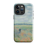Mohnfelder bei Argenteuil - Claude Monet iPhone-Hülle, 15 Pro Max / Glänzend, Handyhüllen, Toby Leon
