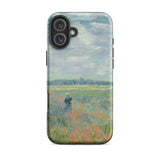 Mohnfelder bei Argenteuil - Claude Monet iPhone-Hülle, 16 Plus / Matt, Handyhüllen, Toby Leon