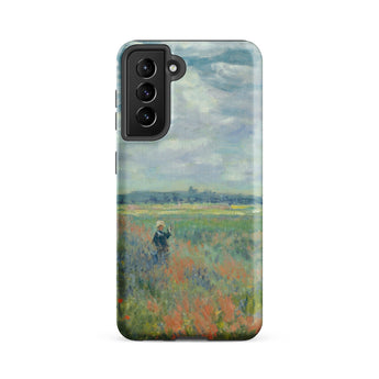 Poppy Fields Near Argenteuil - Claude Monet Phone Case, Samsung Galaxy S21 Fe / Matte, Mobile Cases, Toby Leon