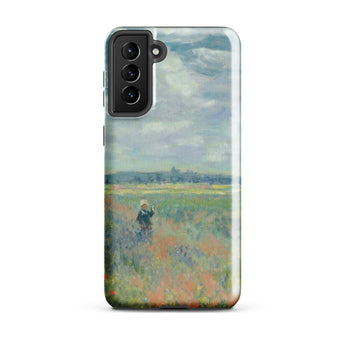 Poppy Fields Near Argenteuil - Claude Monet Phone Case, Samsung Galaxy S21 Plus / Gloss, Mobile Cases, Toby Leon