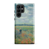 Poppy Fields Near Argenteuil - Claude Monet Phone Case, Samsung Galaxy S22 Ultra / Matte, Mobile Cases, Toby Leon