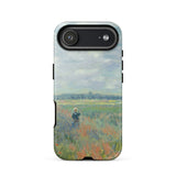 Poppy Fields Near Argenteuil - Claude Monet Phone Case Iphone 17 Air / Gloss Printed Impression Monet’s Artist’s Garden Meadow, Coral Tide