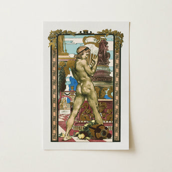 Porteur D’amphore - Maurice Desvallieres Art Print / Canvas, 12x18’’ / 31x46cm / Unframed / no Border, Posters Prints & Visual Artwork,