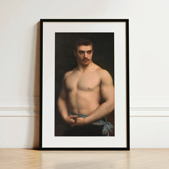 Portrait of Maurice Deriaz - Gustave Courtois Art Print / Canvas, Prints