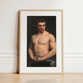 Portrait of Maurice Deriaz - Gustave Courtois Art Print / Canvas, Prints