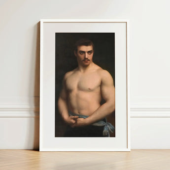 Portrait of Maurice Deriaz - Gustave Courtois Art Print / Canvas, Prints
