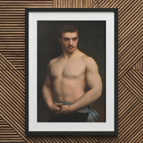 Portrait of Maurice Deriaz - Gustave Courtois Art Print / Canvas, Prints