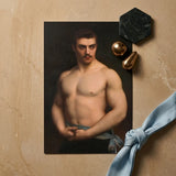 Portrait of Maurice Deriaz - Gustave Courtois Art Print / Canvas, Prints