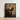 Framed Painting Muscular Man Black Shorts Boots Golden Gay Circus Performer, Theatrical Bravado, Redefines Masculine Allure