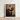 Framed Painting White Frame Depicts Muscular Man Black Gay Circus Performer, Theatrical Bravado, Redefines Masculine Allure